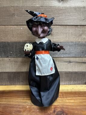 Vintage Telco Halloween Witch -Only Sound Lights Work In Box